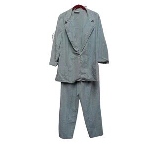 Vintage 3 Piece Pajama Set By Separate Scene Size M
